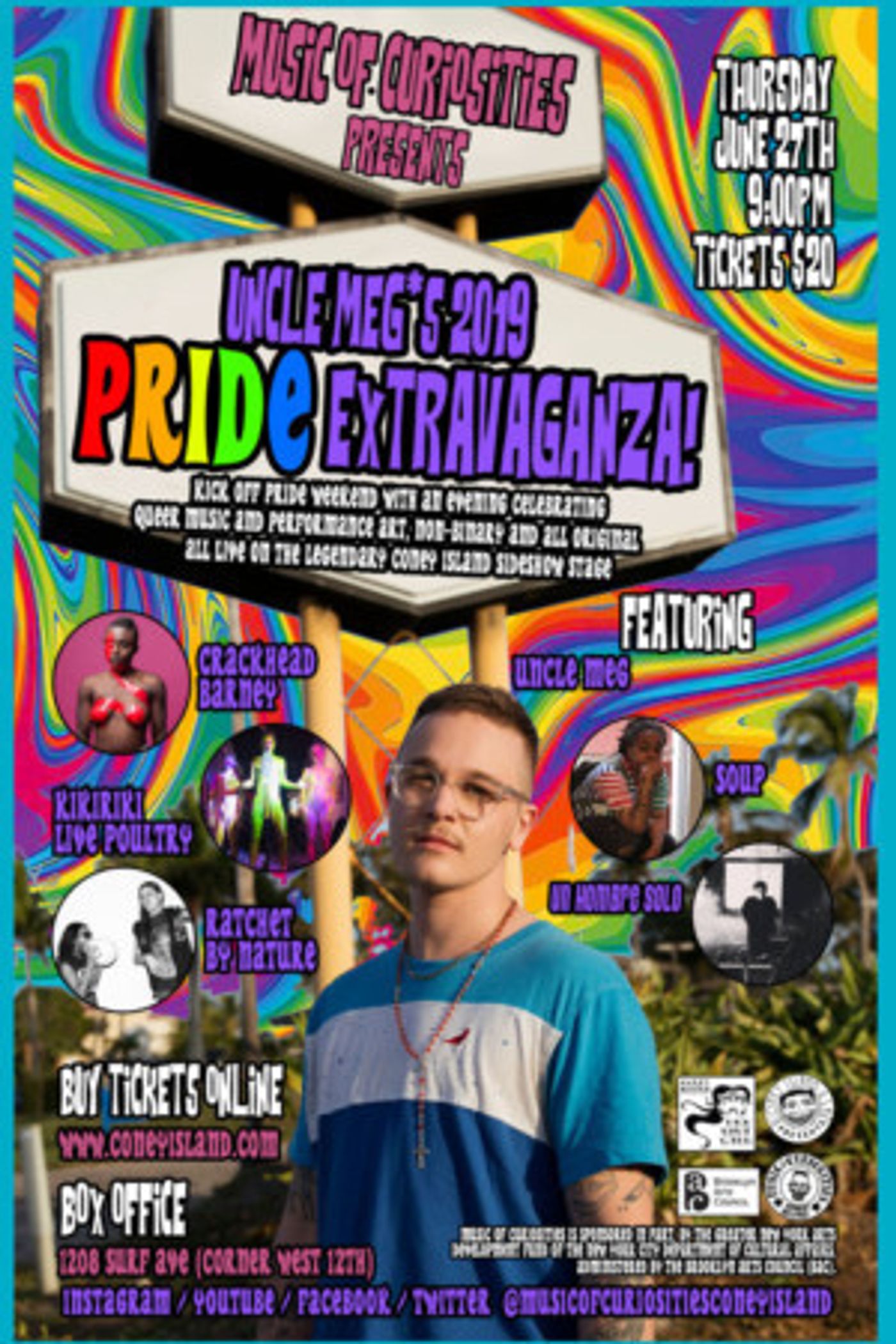 Coney Island Presents Uncle Meg's 2019 PRIDE Extravaganza  Image