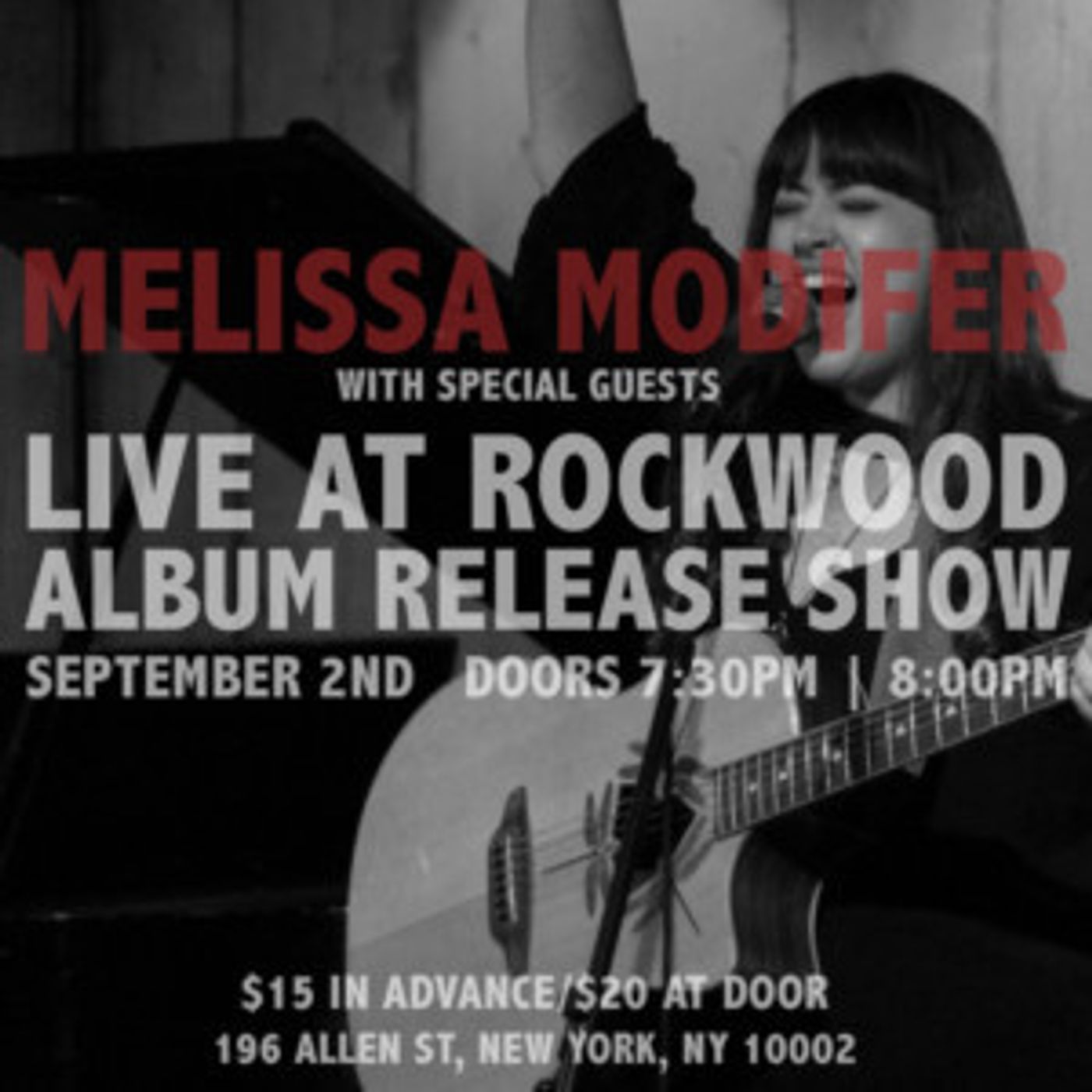 Ben Fankhauser, Christiani Pitts, Allie Trimm & More Set For Melissa Modifer's Album Release Concert At Rockwood  Image