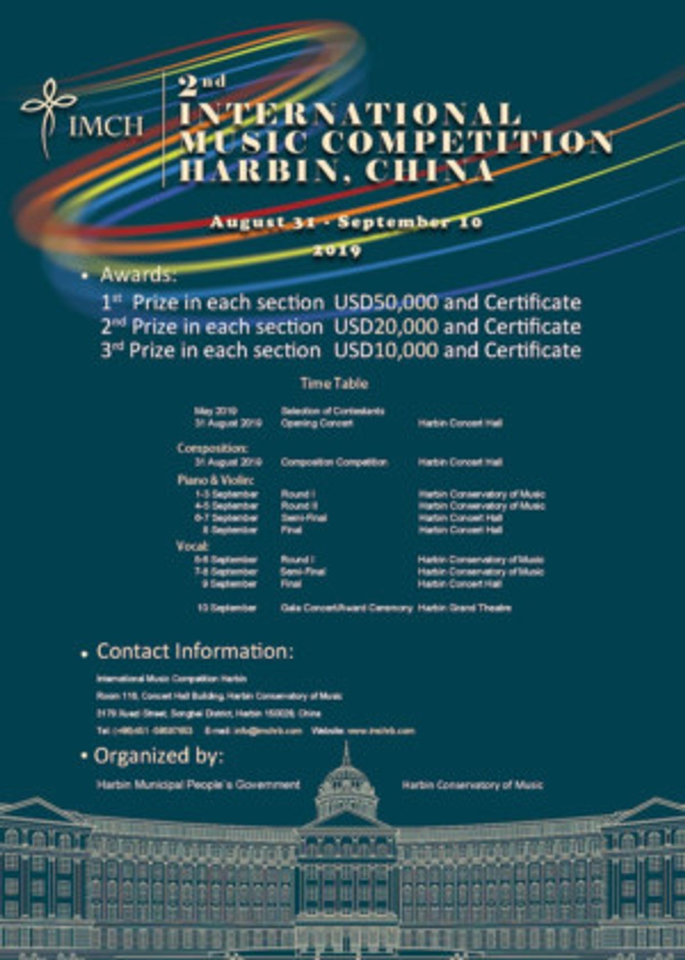 The 2nd International Music Competition Harbin Poised To Be Another Global Success  Image