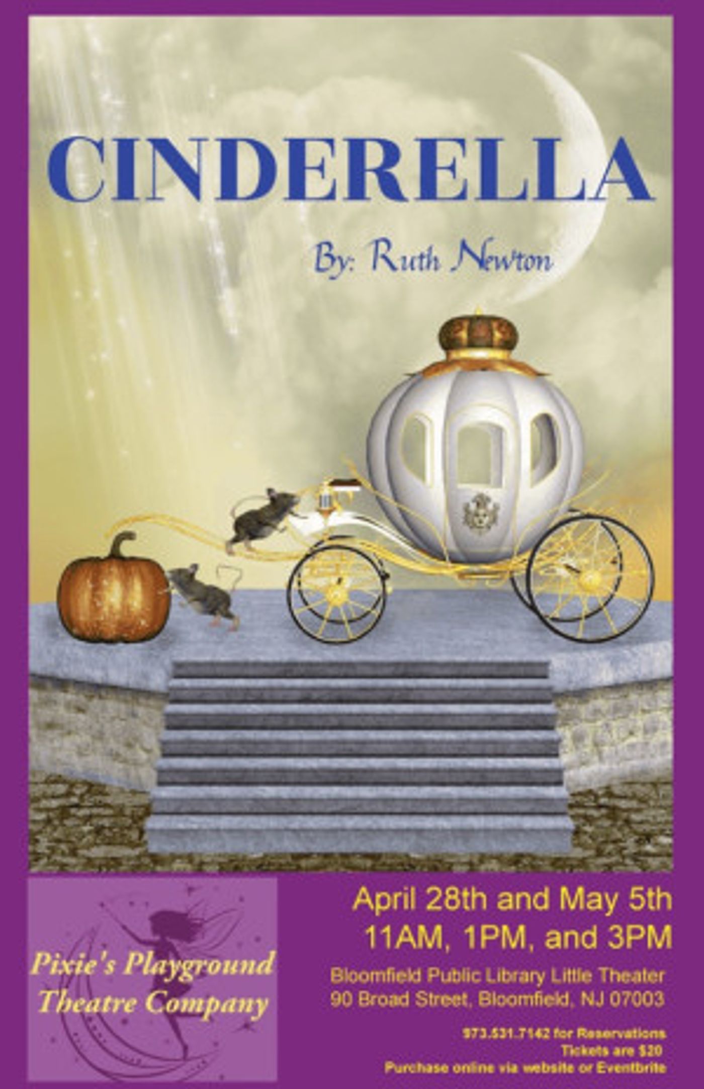 Pixie's Playground Theatre Company Presents CINDERELLA By Ruth Newton  Image