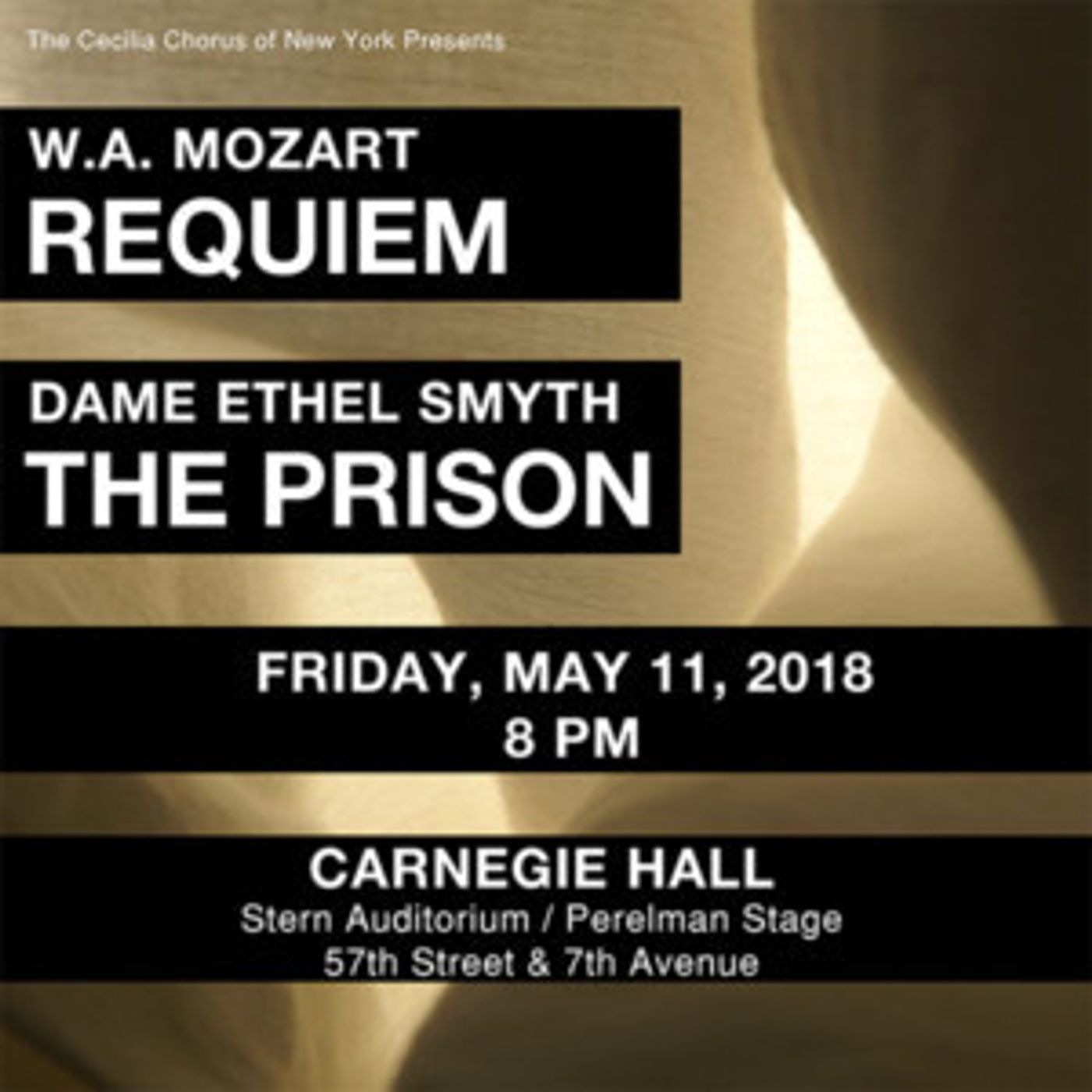 The Cecilia Chorus Of New York Presents Dame Ethel Smyth's The Prison And Mozart's Requiem  Image