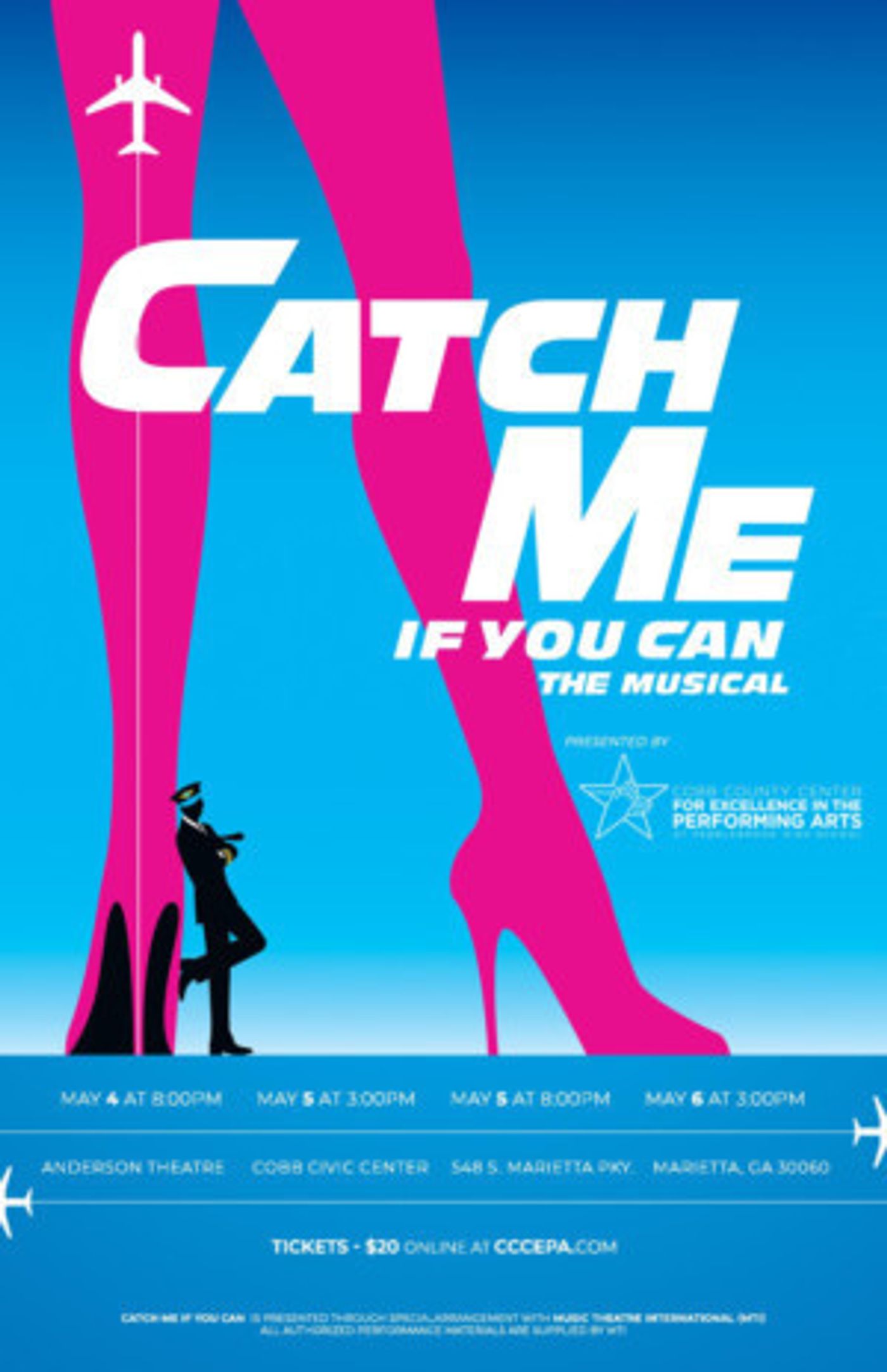 CCCEPA/Pebblebrook Presents CATCH ME IF YOU CAN  Image