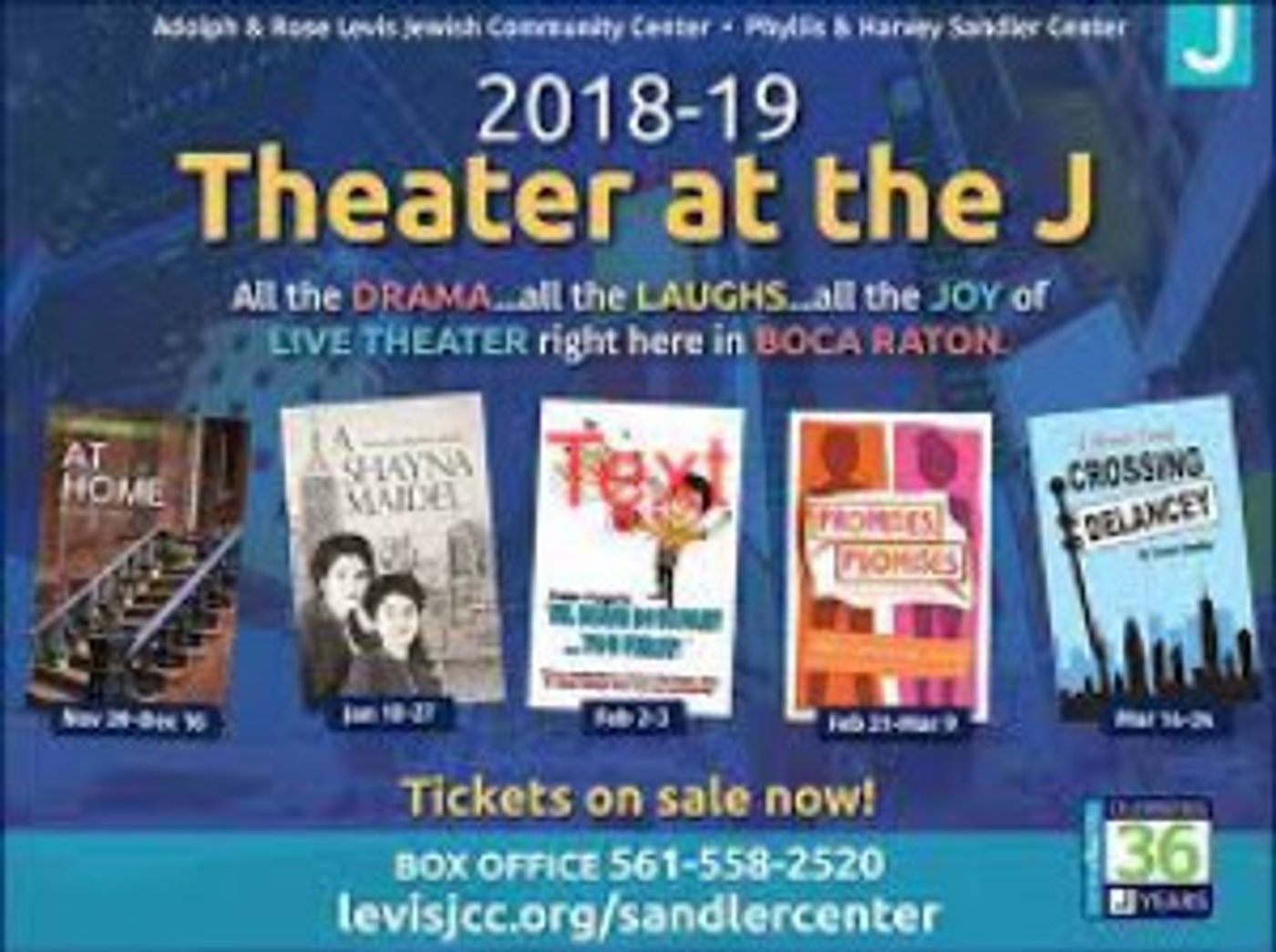 Levis JCC Sandler Center's Theater At The J Rings In The New Year With Exciting Performances  Image
