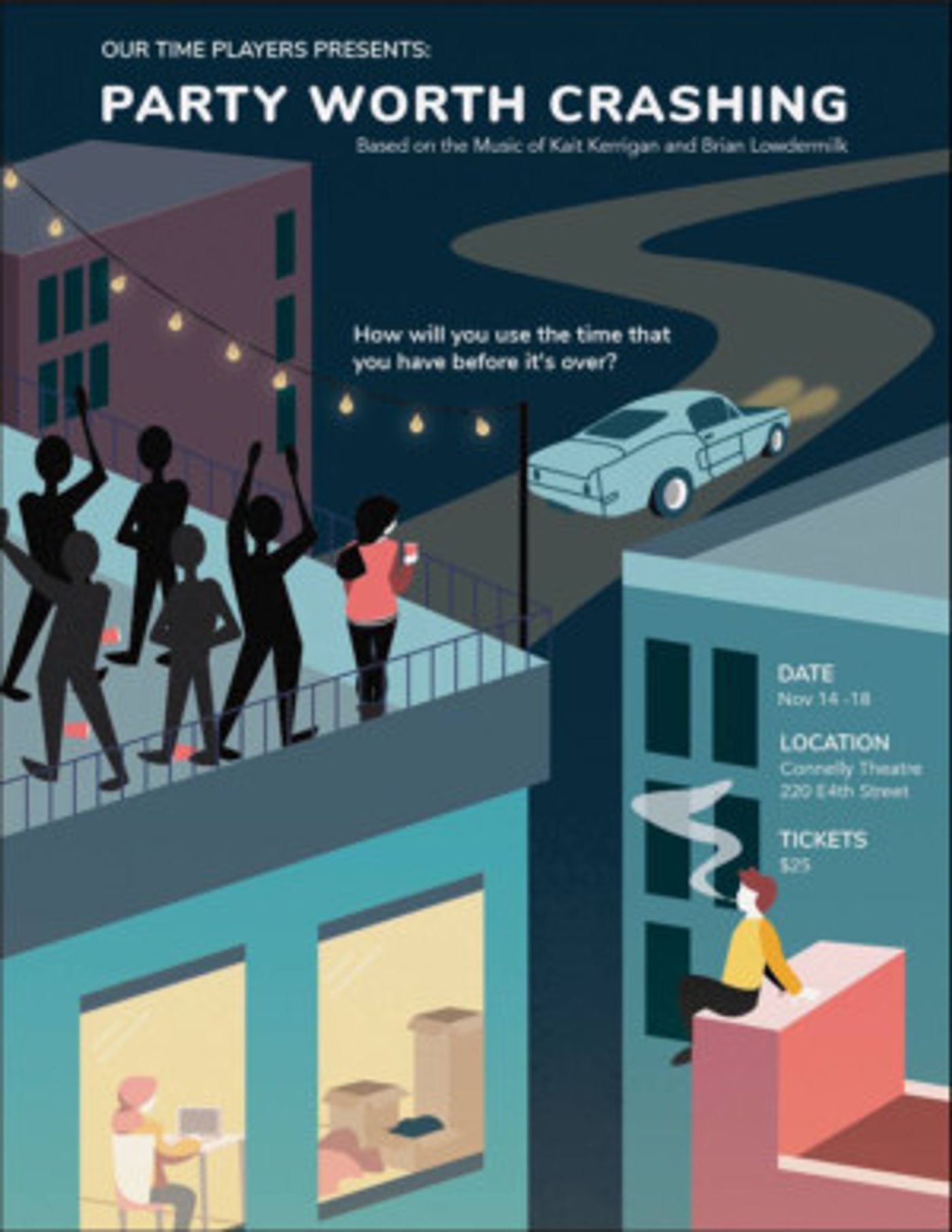 Our Time Players to host Kerrigan-Lowdermilk's PARTY WORTH CRASHING in first mainstage production  Image