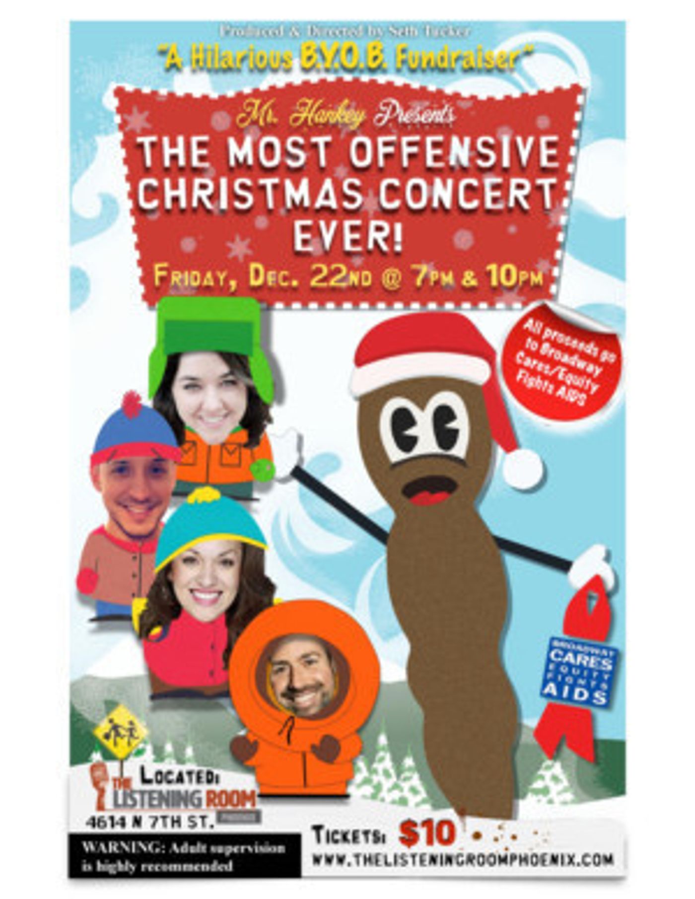 MR. HANKEY PRESENTS: THE MOST OFFENSIVE CHRISTMAS CONCERT EVER! to Support BC/EFA  Image
