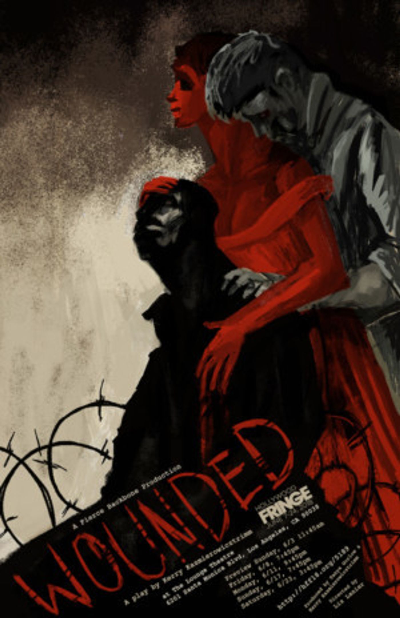 Fierce Backbone Presents Kerry Kazmierowicztrimm's WOUNDED at Hollywood Fringe  Image