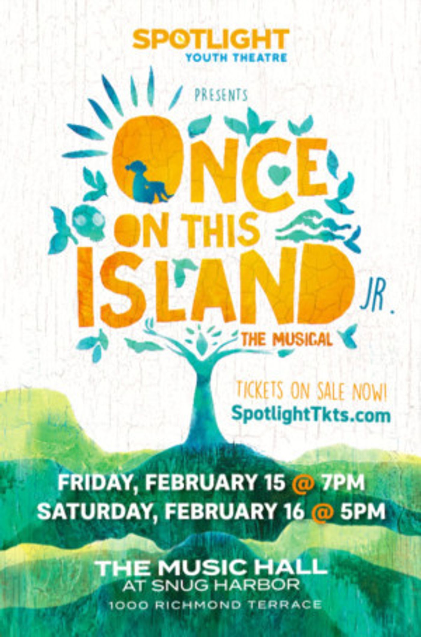 Spotlight Youth Theatre Presents ONCE ON THIS ISLAND JR  Image
