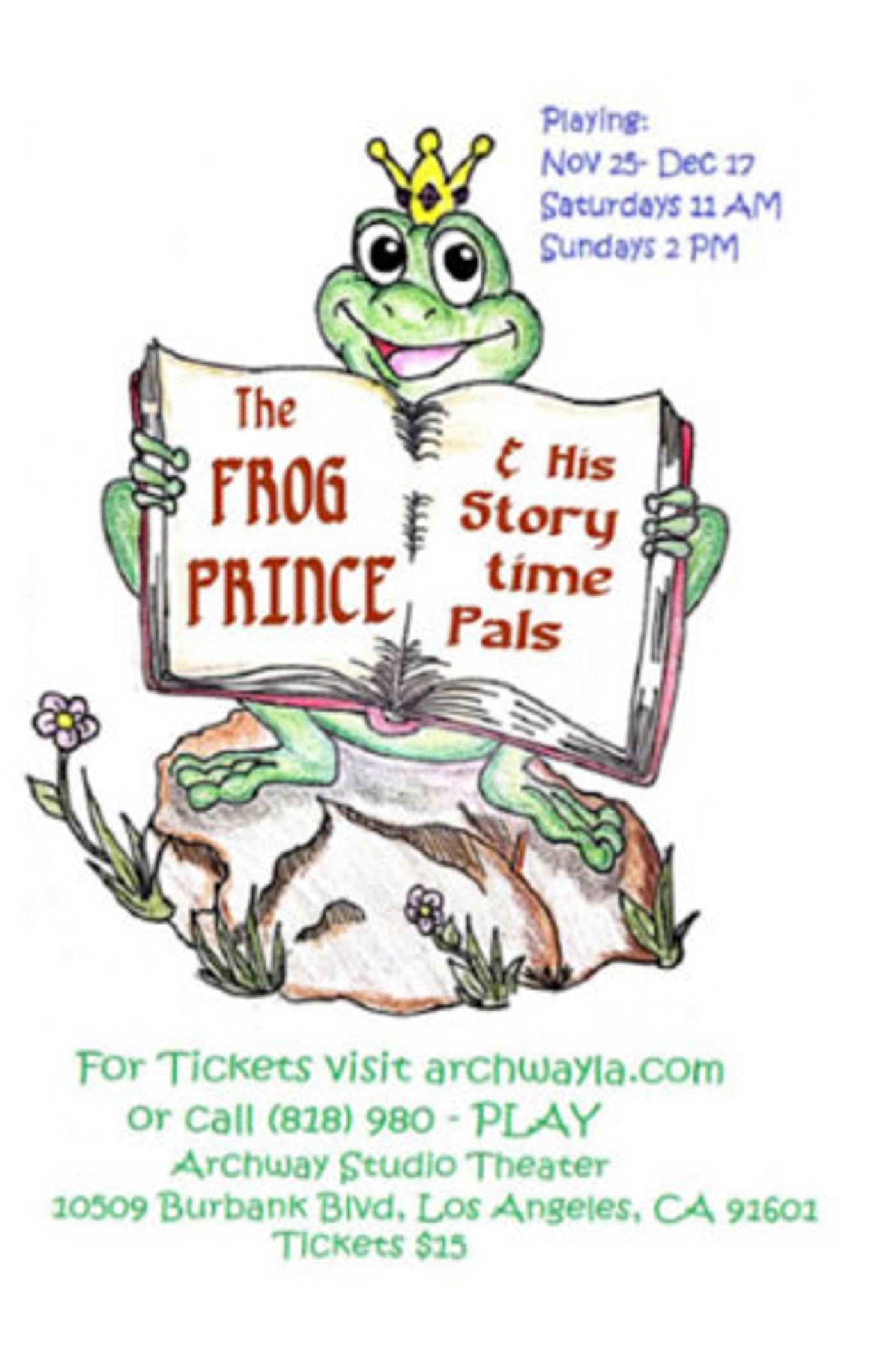 THE FROG PRINCE at Archway Theatre Delights with Classic Fairytales For All Ages  Image