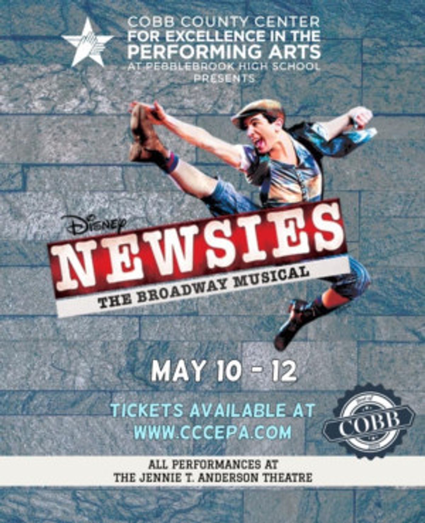 CCCEPA/Pebblebrook Presents NEWSIES  Image