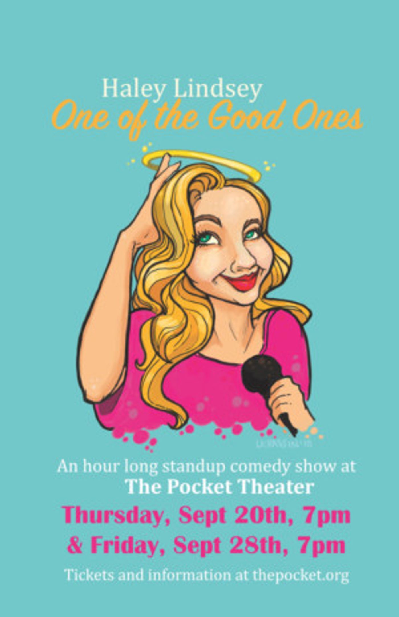 Haley Lindsey Returns To The Pocket Theater In ONE OF THE GOOD ONES  Image