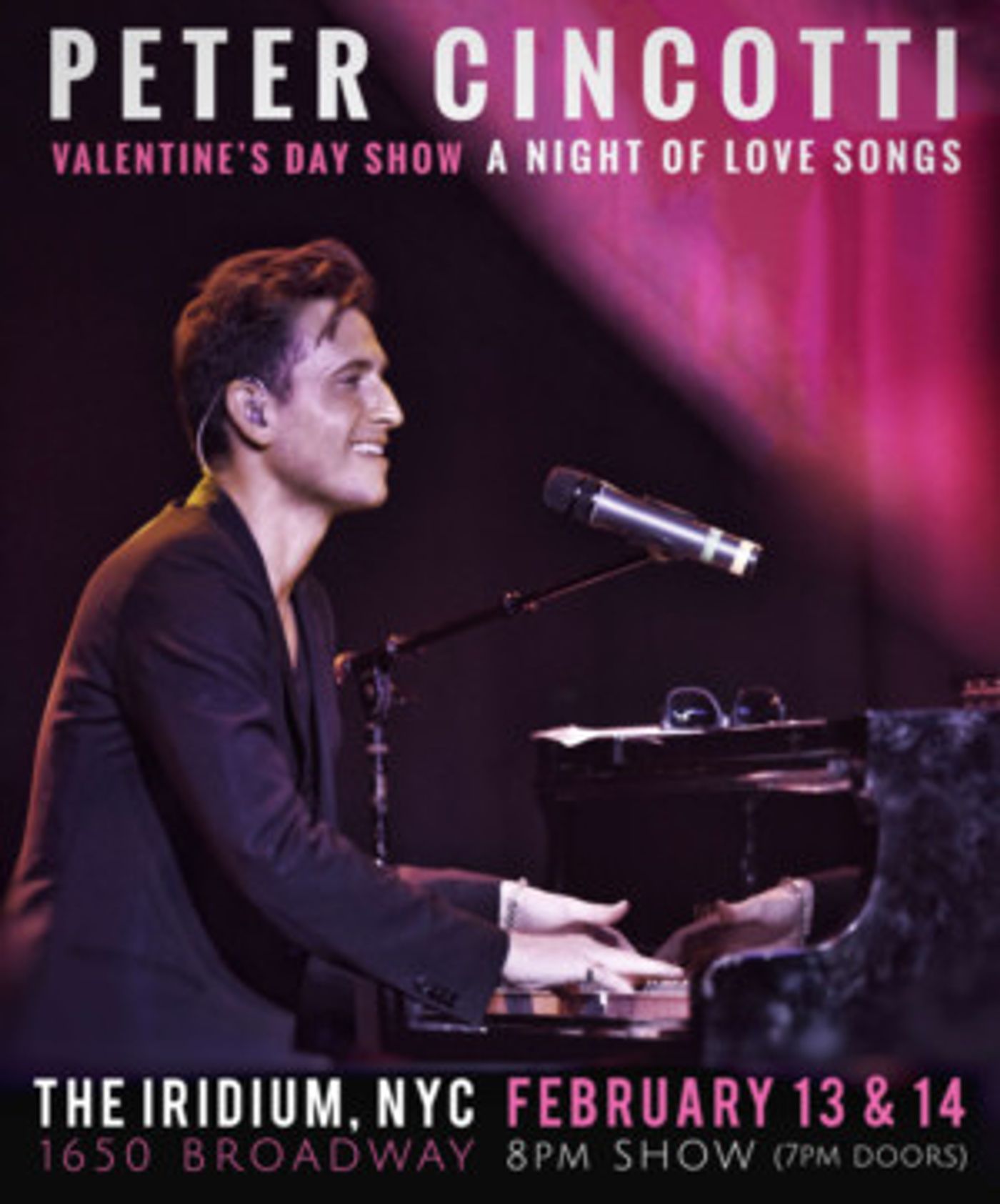 Peter Cincotti To Perform A Night Of Love Songs at The Iridium  Image