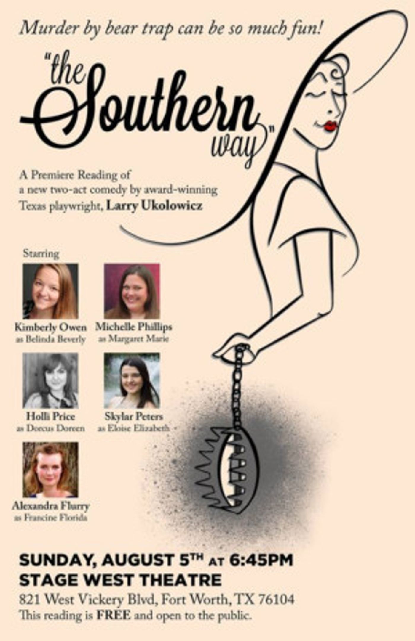 Fort Worth's Stage West Theatre Presents a Reading of THE SOUTHERN WAY  Image