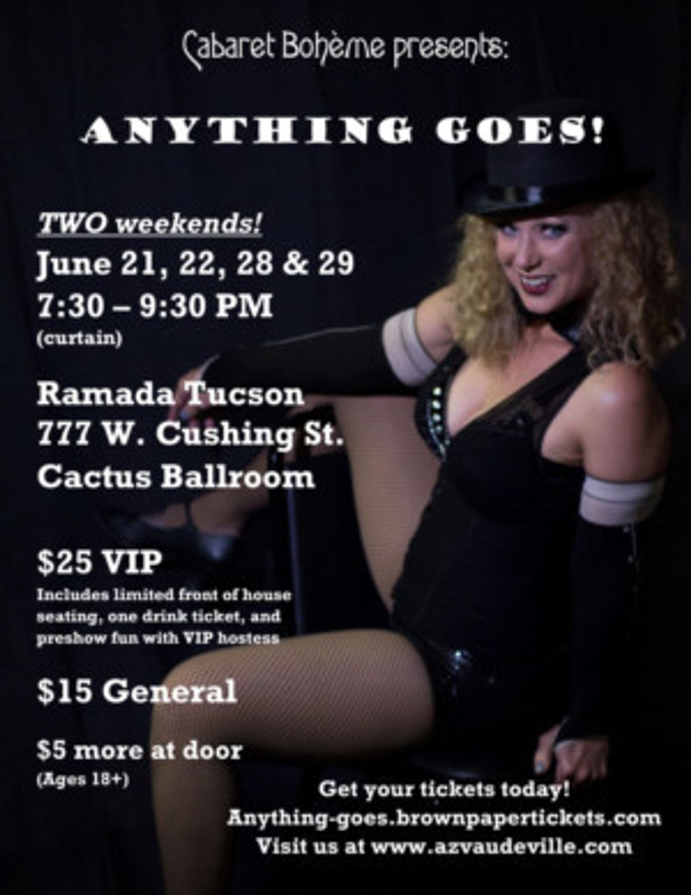 Cabaret Boheme To Present ANYTHING GOES!  Image