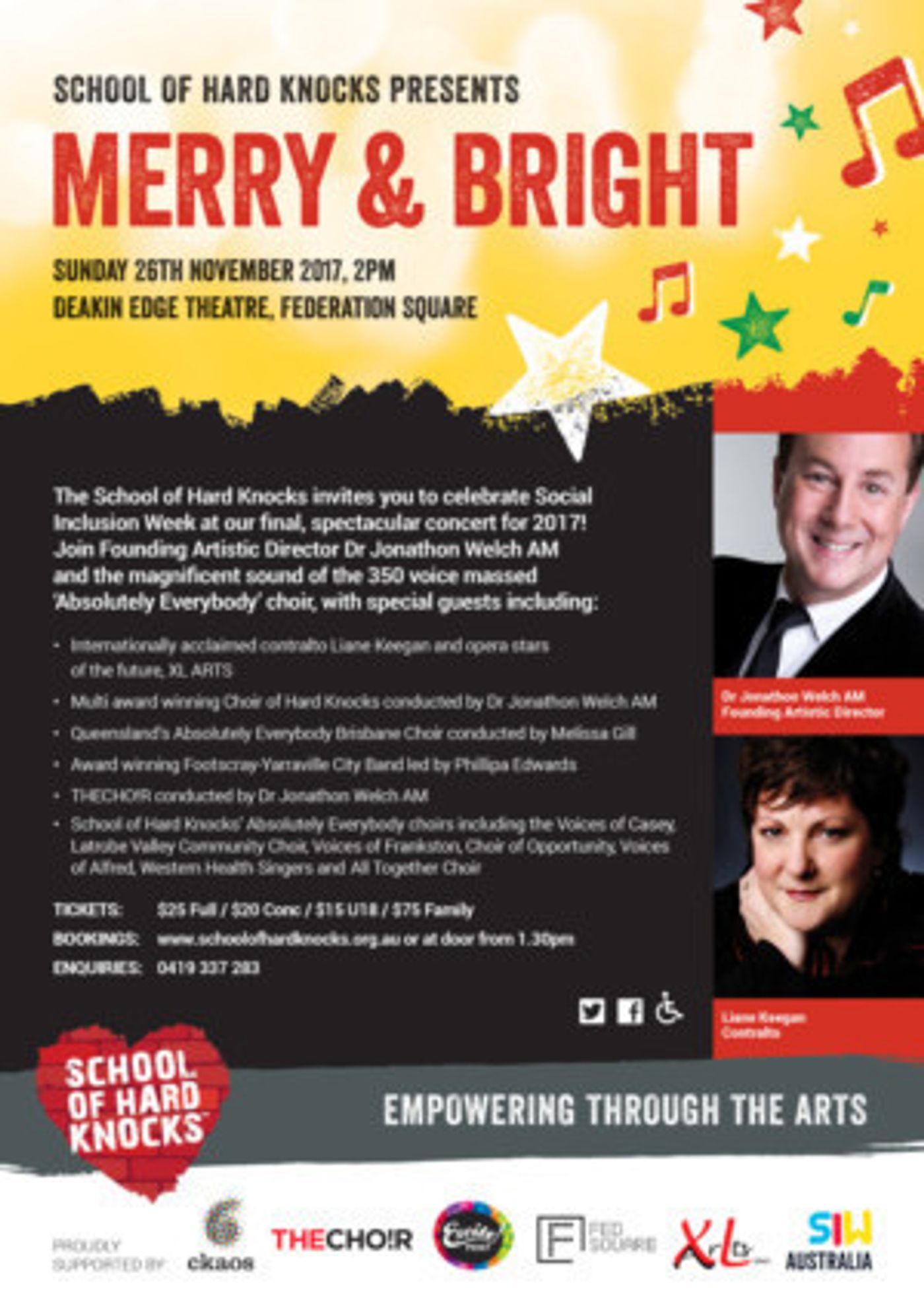 Be Merry and Bright Celebrate Social Inclusion Week with THE SCHOOL OF HARD KNOCKS!  Image