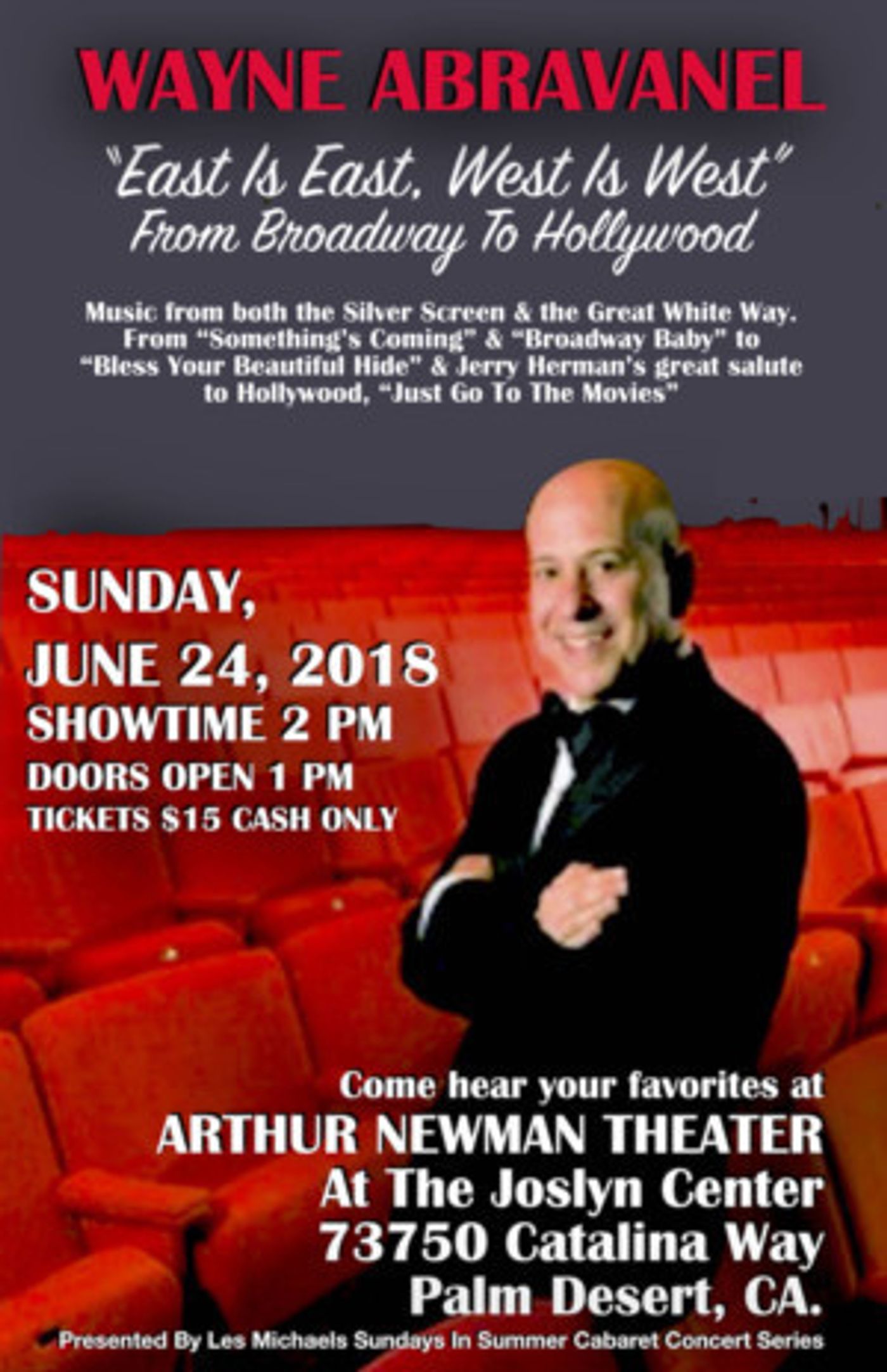 Wayne Abravanel Brings EAST IS EAST - WEST IS WEST to the Arthur Newman  Image