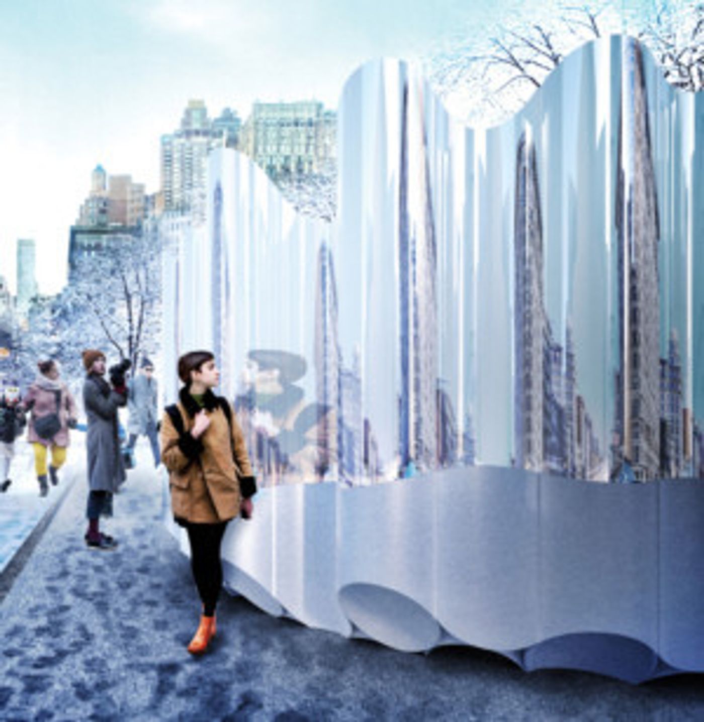 Flatiron Partnership and Van Alen Institute Unveil Winner of Flatiron Public Plaza Holiday Design Competition  Image