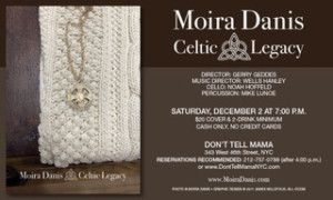 Moira Danis CELTIC LEGACY Returns to the Cabaret Stage  Image