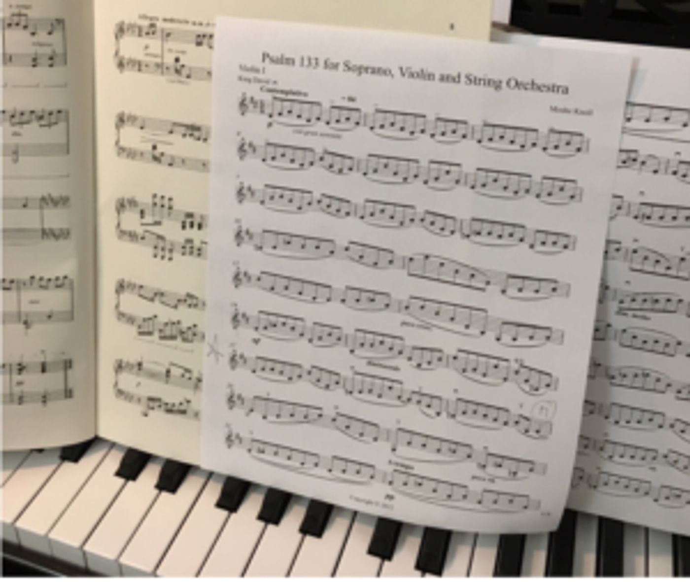 Moshe Knoll's Cantata PSALM 133 to Receive NJ Premiere in 'PRAYER FOR PEACE' Concert at NJPAC  Image