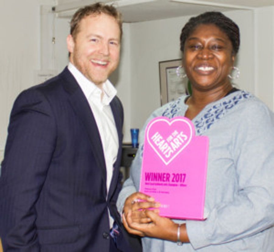 Pokuaa Osei Receives Hearts For The Arts Award Image