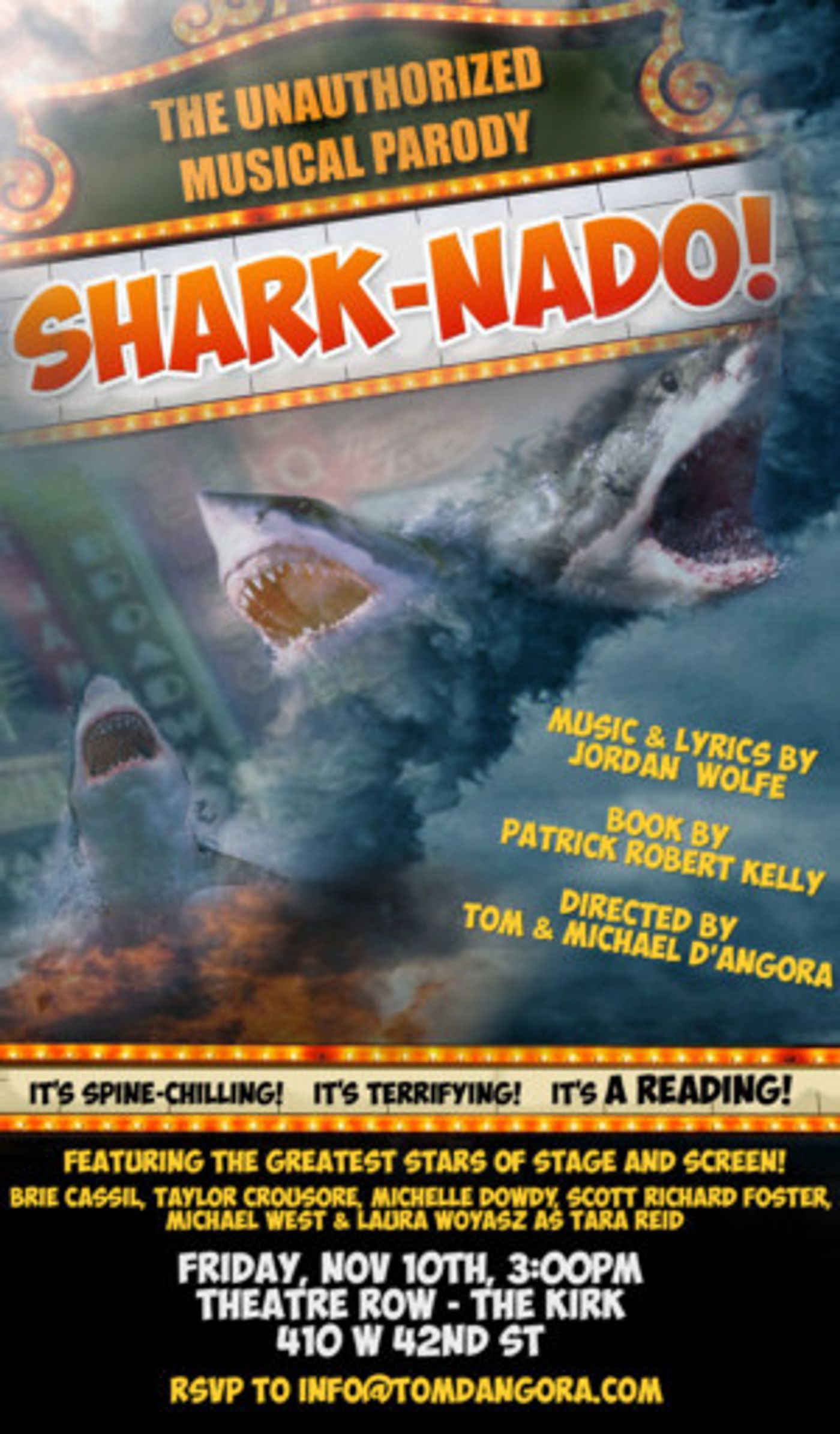 SHARK-NADO! Musical Parody Bites Into NYC with Industry Reading Today  Image