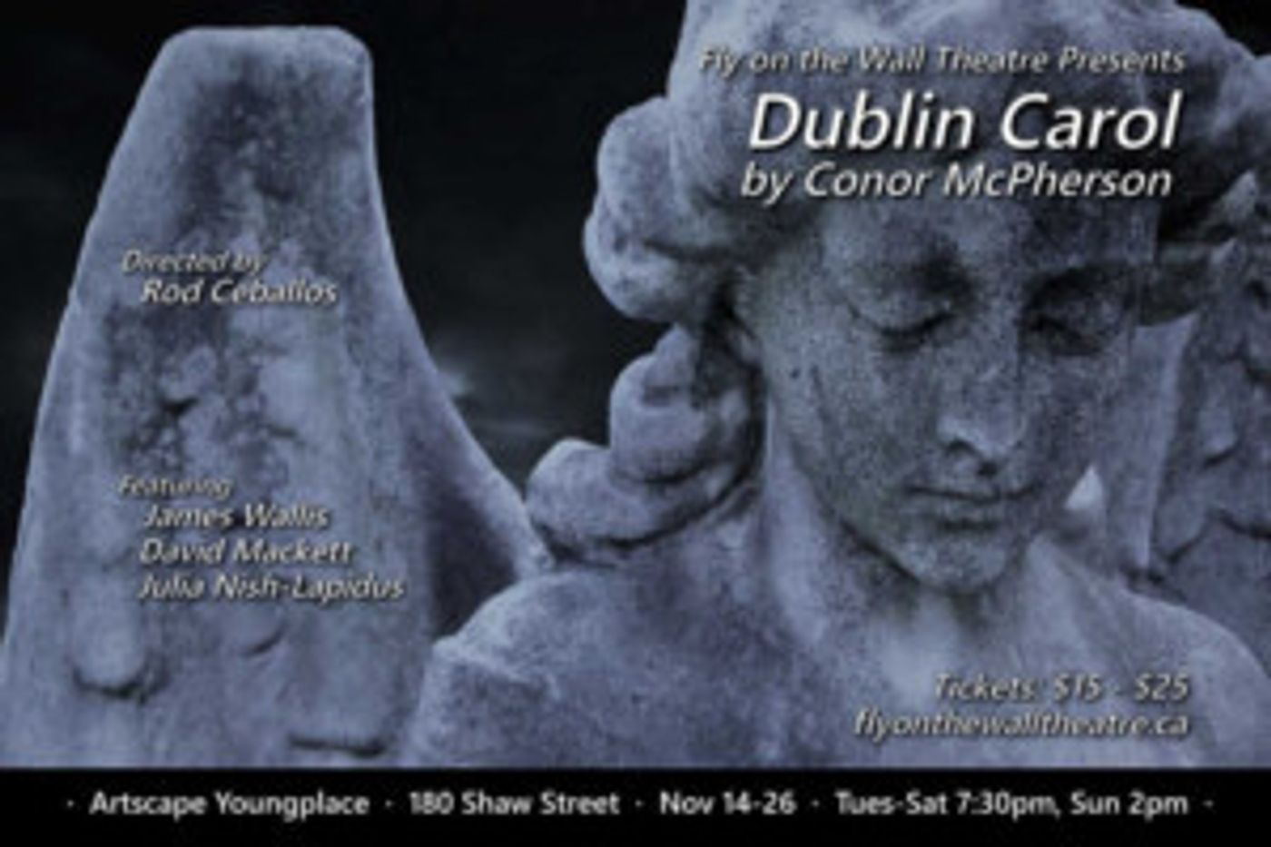 DUBLIN CAROL By Conor McPherson Comes to Artscape Youngplace  Image