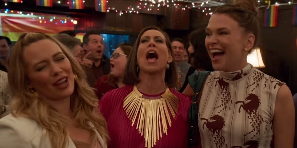 VIDEO: Sutton Foster, Hilary Duff, and Miram Shor Sing '9 To 5' On YOUNGER Video