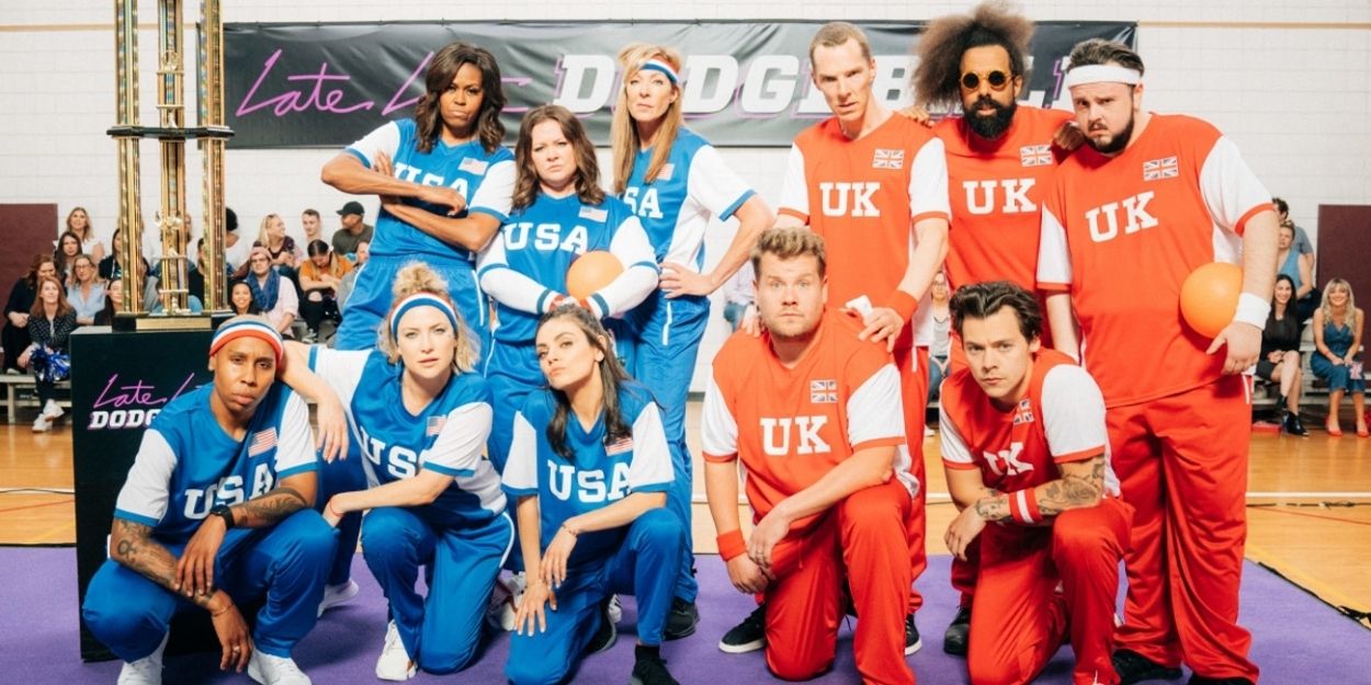 VIDEO: James Corden and Michelle Obama Square Off in a US vs. UK Dodgeball Match Video