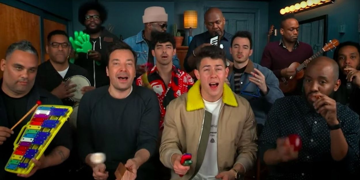 VIDEO: The Jonas Brothers Perform 'Sucker' with Classroom Instruments on THE TONIGHT… Video