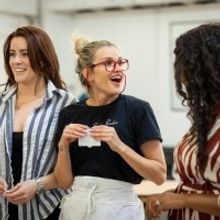 Photo Flash: First Look at Ashley Roberts and Lucie Jones in Rehearsal for WAITRESS