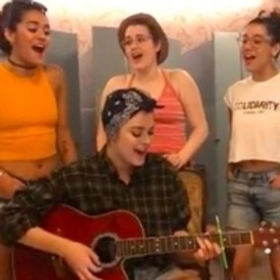 VIDEO: THE PROM's Four Emmas Perform Acoustic Rendition of 'Unruly Heart'