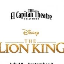 El Capitan Theatre Presents Disney's THE LION KING