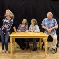Photo Flash: In Rehearsal With SPEND YOUR KIDS' INHERITANCE At Helen Gardiner Phelan…