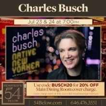 Charles Busch Returns To Feinstein's/54 Below This Month