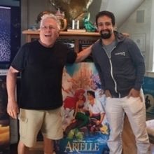 Photo: Lin-Manuel Miranda & Alan Menken Get To Work On A New Song For THE LITTLE MERM