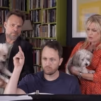 TV: Sherie Rene Scott and Norbert Leo Butz Rehearse for TWOHANDER (With Their Dogs)!