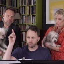 TV: Sherie Rene Scott and Norbert Leo Butz Rehearse for TWOHANDER (With Their Dogs)!