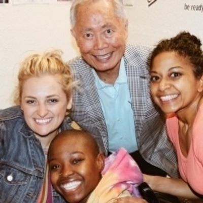 Photo Flash: George Takei Visits OKLAHOMA!