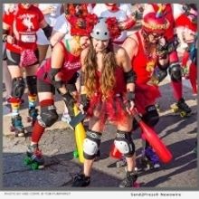 Running Of The RollerBulls Gets Lucky For 13th Edition In New Orleans