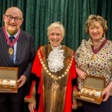 Sir Howard Panter and Dame Rosemary Squire DBE awarded Honorary Freedom of the Boroug