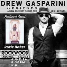 Drew Gasparini & Friends Come to Rockwood Music Hall Tonight