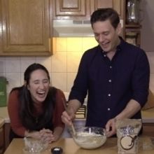 Backstage Bite with Katie Lynch: Eric William Morris Makes Some Beastly Banana Muffin