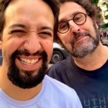 Photo: WEST SIDE STORY Scribe Tony Kushner Hangs With IN THE HEIGHTS Composer Lin-Man