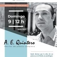 El poeta A. E. Quintero presentará su obra completa con un recital de poesía en el…