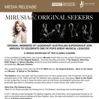 Original Members Of Legendary Australian Supergroup Join Mirusia To Celebrate One Of…