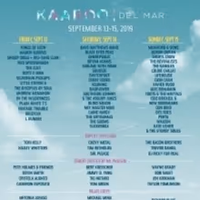 KAABOO Del Mar Releases Daily Schedules for Sept 14-16th Event