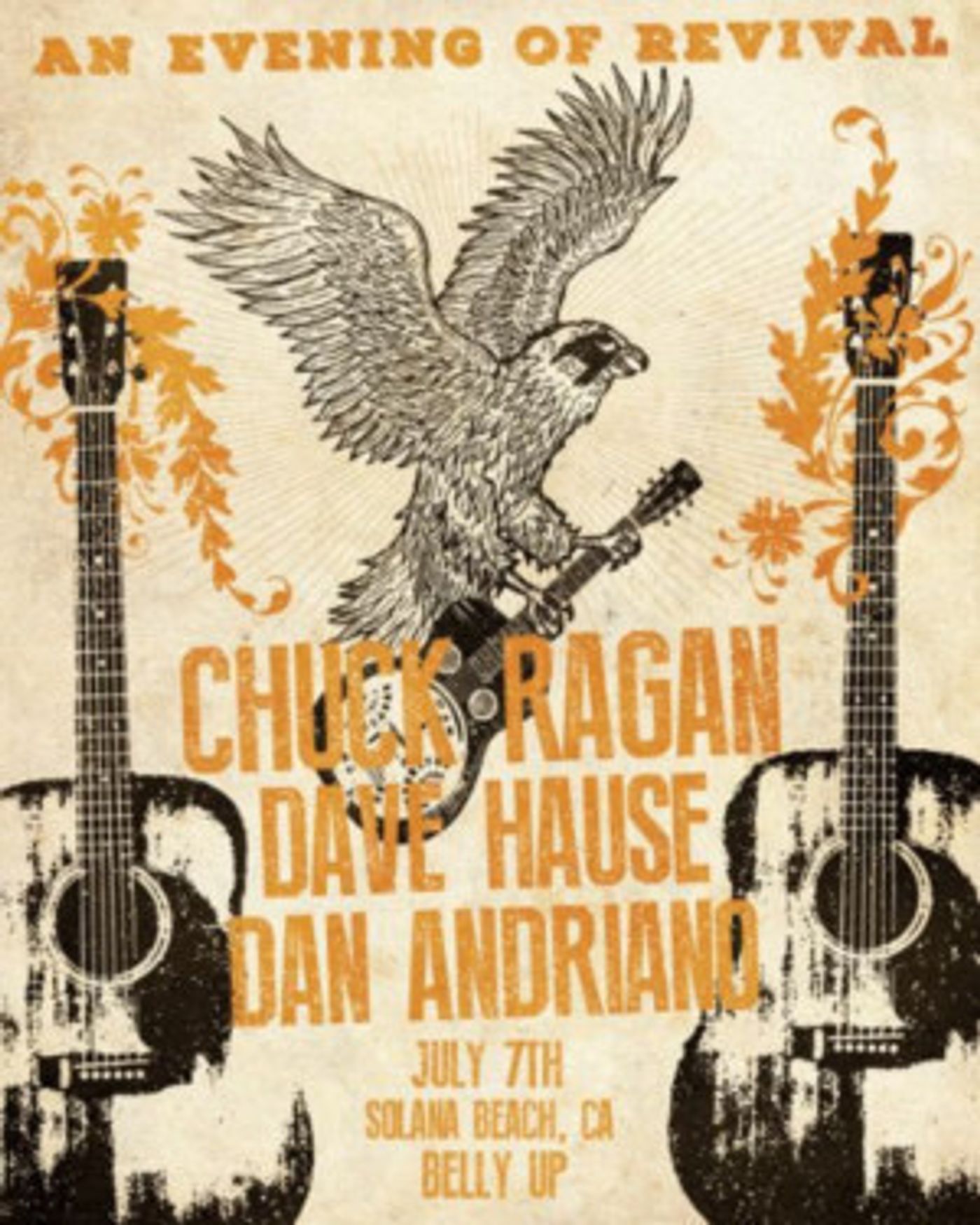 Chuck Ragan, Dan Andriano, Dave Hause Celebrate 'An Evening Of Revival' Chuck Ragan, Dan Andriano, Dave Hause Celebrate 'An Evening Of Revival' Image