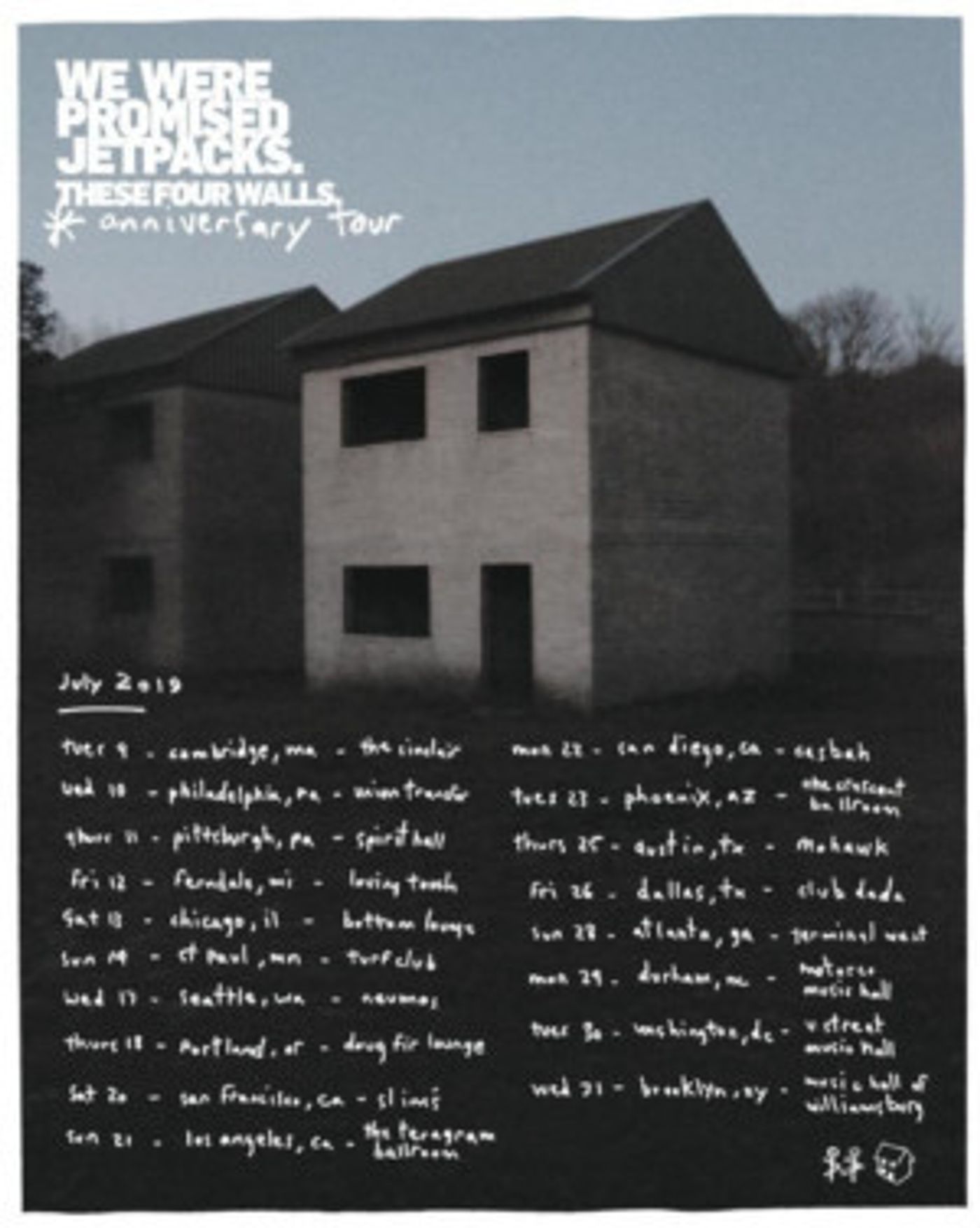 We Were Promised Jetpacks Announce 10th Anniversary Edition Of 'These Four Walls' We Were Promised Jetpacks Announce 10th Anniversary Edition Of 'These Four Walls' Image