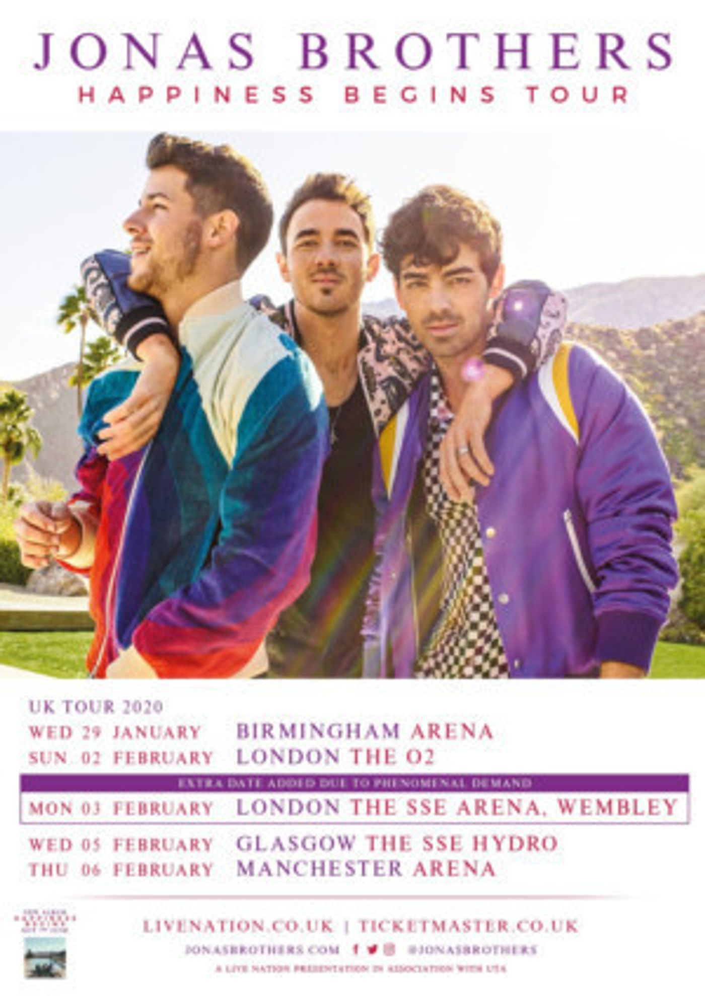 Jonas Brothers Announce Additional London Show to Due Demand  Image