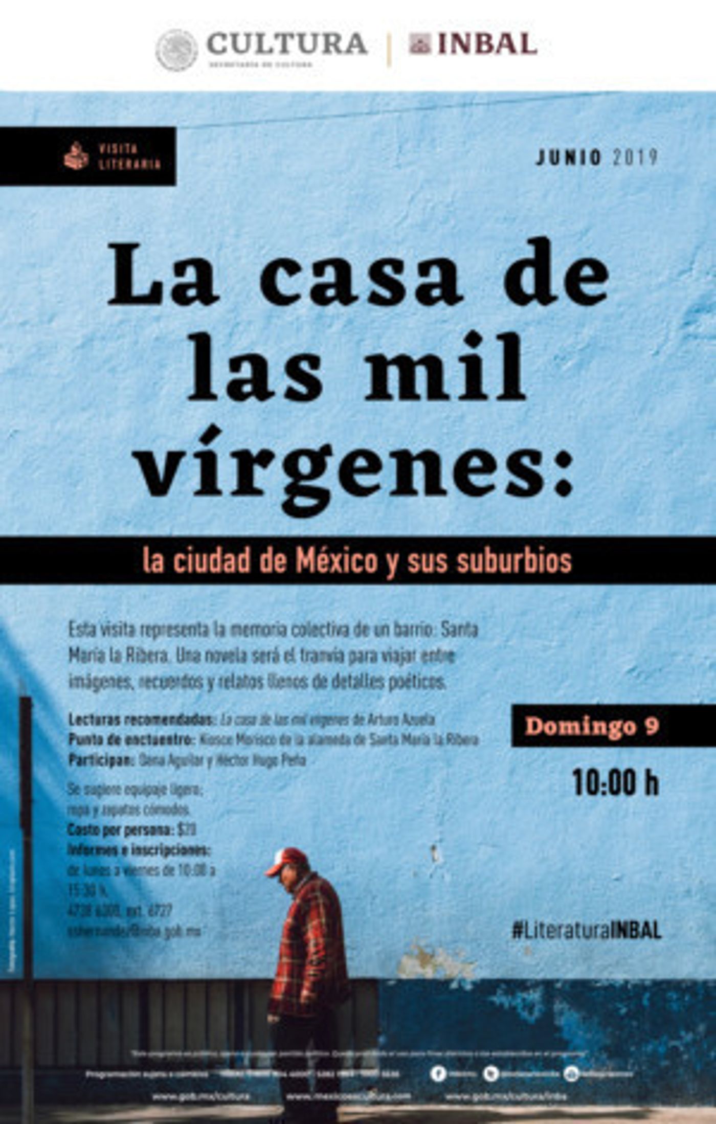 Revivirán historia y recuerdos del barrio de Santa María la Ribera a través de Visitas literarias del INBAL Revivirán historia y recuerdos del barrio de Santa María la Ribera a través de Visitas literarias del INBAL Image