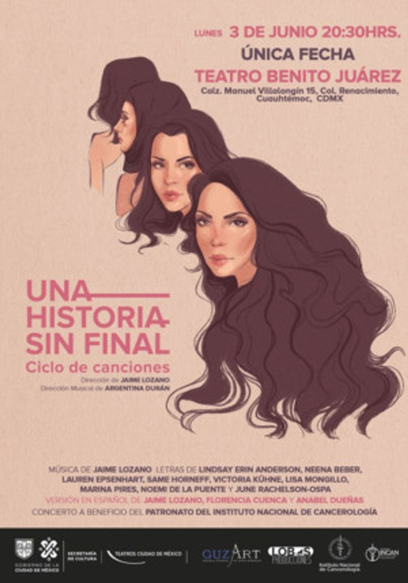 A NEVER-ENDING LINE / UNA HISTORIA SIN FINAL Ciclo de Canciones, un nuevo logro de JAIME LOZANO  Image